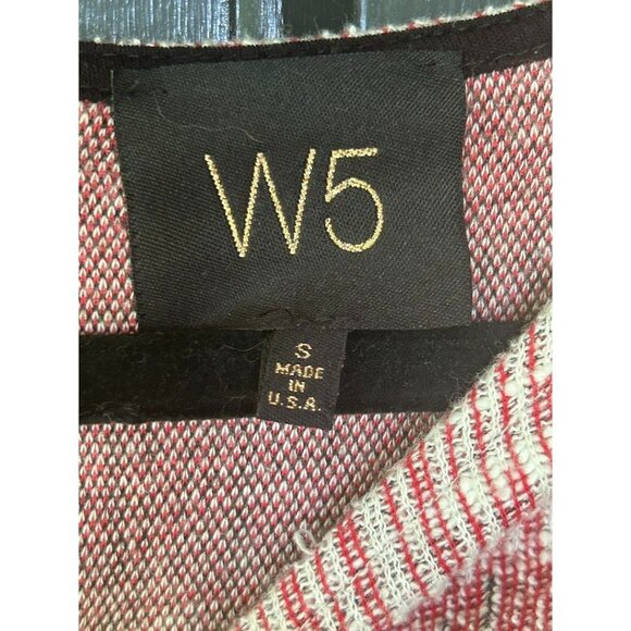 W5 Women's Textured Top S Made In USA 3/4 Sleeves - Picture 4 of 9